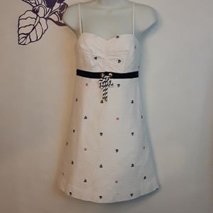 Lilly Pulitzer sundress nautical print Rilee(0162)